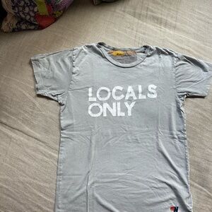 Aviator Nation kids unisex t-shirt “Locals Only” grey size 12